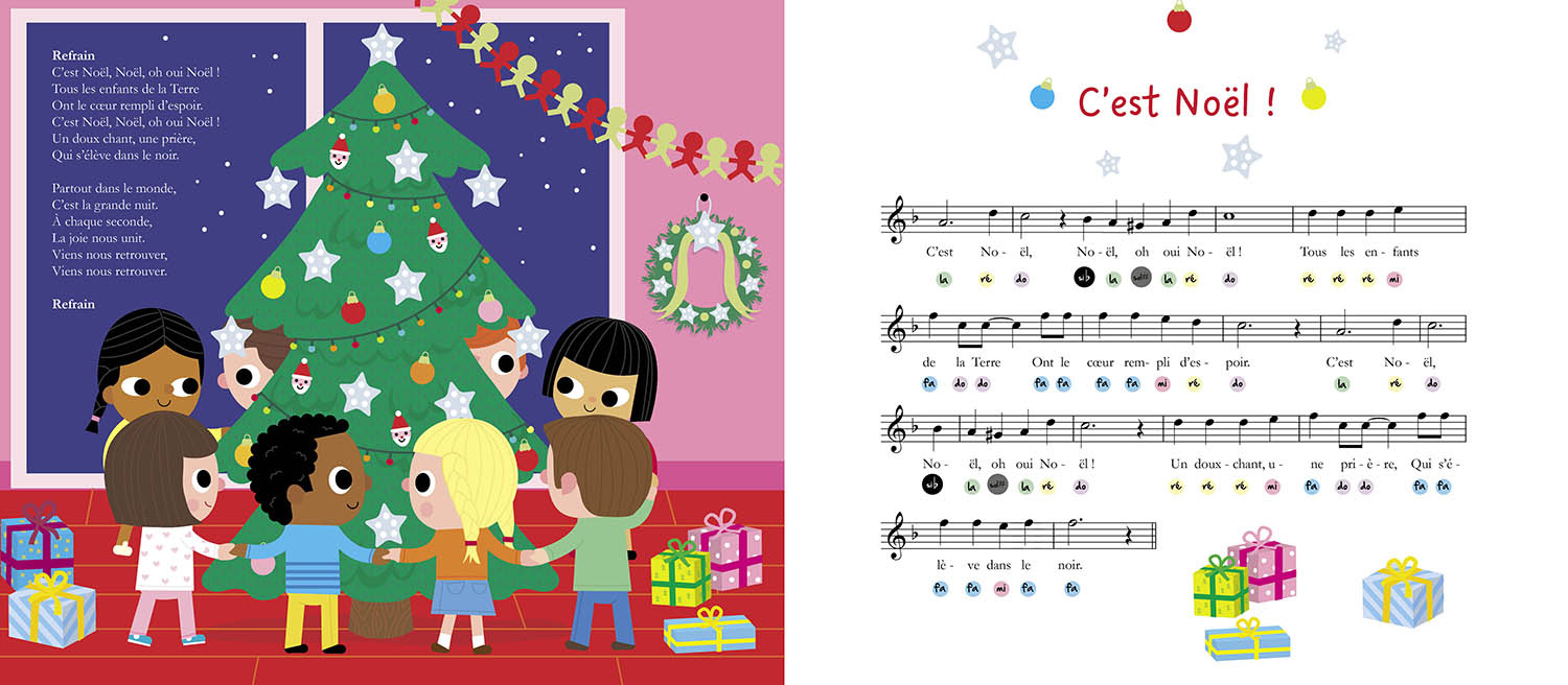 Auzou Livre piano - Mes plus belles comptines de Noël