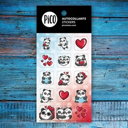 Pico Tatoo Inc Autocollants - Pandamoureux