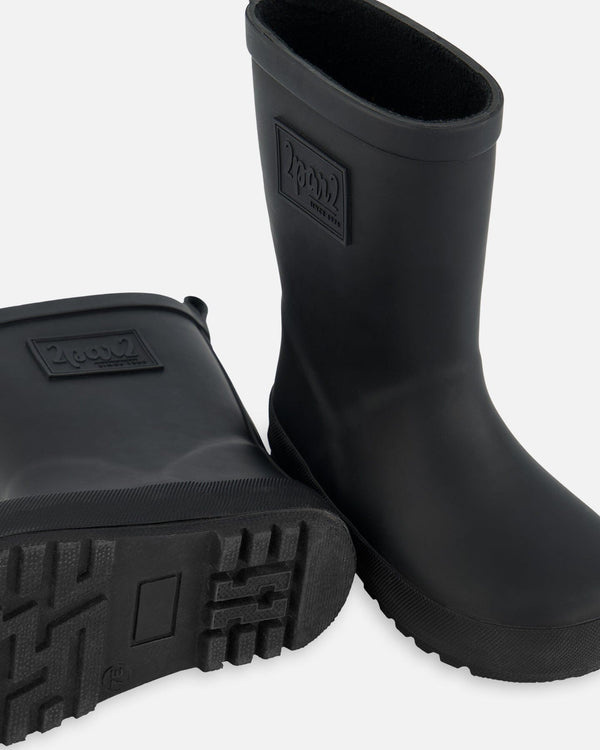 Deux Par Deux Bottes de pluie noir (7E/13E)