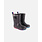 Deux Par Deux Black rain boots with glitter (4E/6E)
