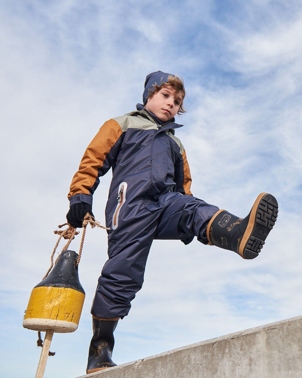 Deux Par Deux Bottes de pluie à imprimé d'animaux de la forêt (4E/6E)