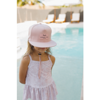 Current Tyed Clothing Classic Waterproof Snapback Hats - Blush  (18m/4y+)  (6-18m/4ans+)