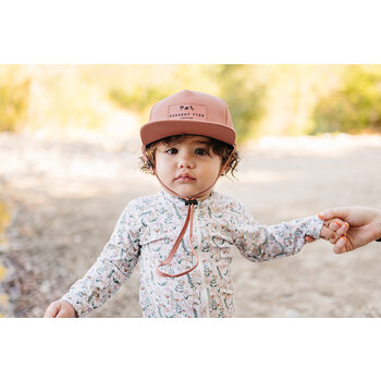 Current Tyed Clothing Chapeaux snapback imperméables classiques - Clay (18mois-4ans+)
