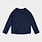 Petit Lem Long-Sleve Dress Blues Ribbed Rashguard (2yr-5yr)