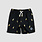 Miles the label Pineapple Print on Black Swim Trunks (2yr/10yr)