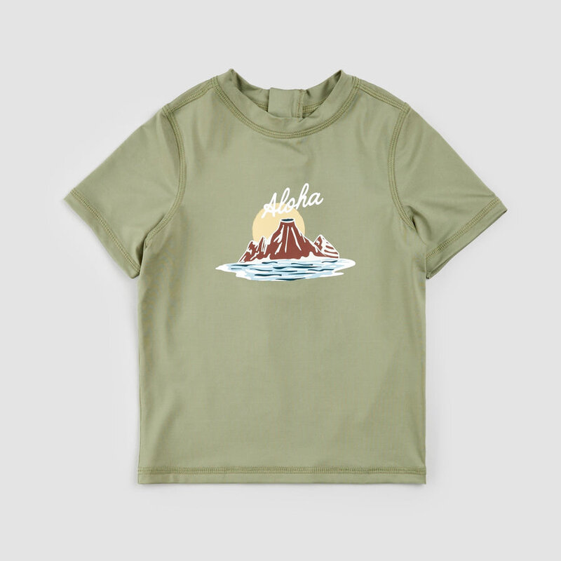 Miles the label Aloha Sage Rashguard (2yr/5yr)
