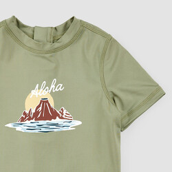Miles the label Aloha Sage Rashguard (2yr/5yr)