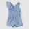 Miles the label Sky Ruffled Chambray Romper (3m/24m)