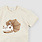Miles the label Chemise à manches courtes beige clair à imprimé fossile tricératop (2ans/7ans)