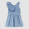 Miles the label Robe à volants en chambray bleu ciel (2ans/10ans)