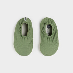 Petit Lem Pear Ribbed Swim Slippers (2.5-5 / 10-11.5)
