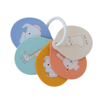 Loulou Lollipop Flashcards en silicone - Nature en couleurs