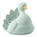Natruba Natural rubber bath toy - Peacock Light blue
