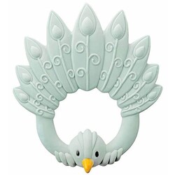 Natruba Anneau de dentition en caoutchouc naturel - Peacock light blue