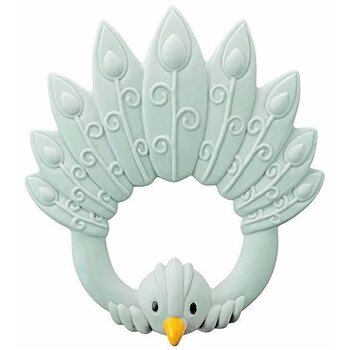 Natruba Anneau de dentition en caoutchouc naturel - Peacock light blue