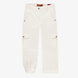 Souris Mini Cream jeans with cargo pockets