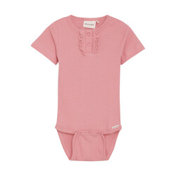 minymo ribbed body suite-candy pink (NB-18m)