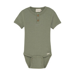 minymo ribbed body suite- green(NB/18m)