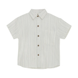 En-fant Cream shirt with blue stripes (2-10y)