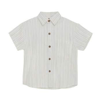 En-fant Cream shirt with blue stripes (2-10y)