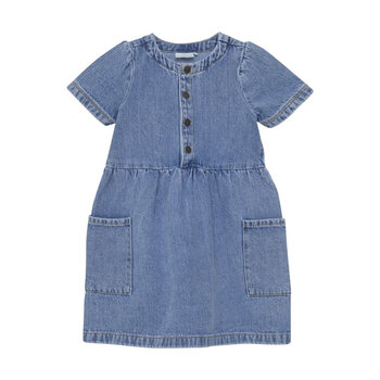 En-fant denim dress with pockets (2ans/10ans)