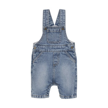 En-fant Salopette courte en denim (3m/24m)