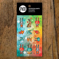 Pico Tatoo Inc Autocollants - Les doux lapinous