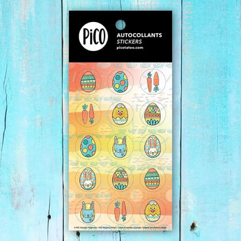 Pico Tatoo Inc Autocollants - Les cocos de Pâques