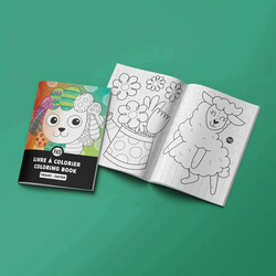 Pico Tatoo Inc Mini livre à colorier - Pâques