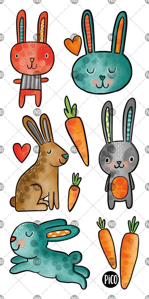 Pico Tatoo Inc Les doux lapinous