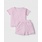 Loulou Lollipop Waffle t-shirt ans short set - Lilac (12-18m/18-24m)