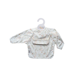 Menoum Menoum long sleeves bib - goose