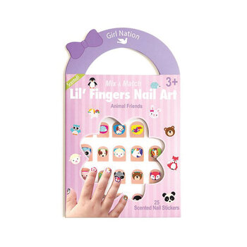 Girl Nation Scented Nail Stickers - Animal Friends - Girl Nation