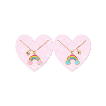 Girl Nation Collier fantaisie d'amitié - Arc-en-ciel