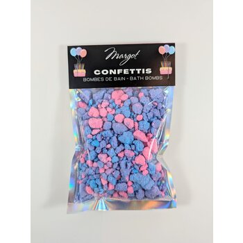 Margot bath Confettis - happy birthday - purple