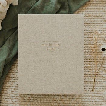 Le Petit Tableau Noir Livre de bébé - Lin beige