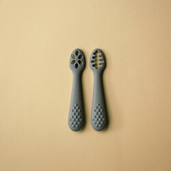 Minika Learning spoons set - Stone