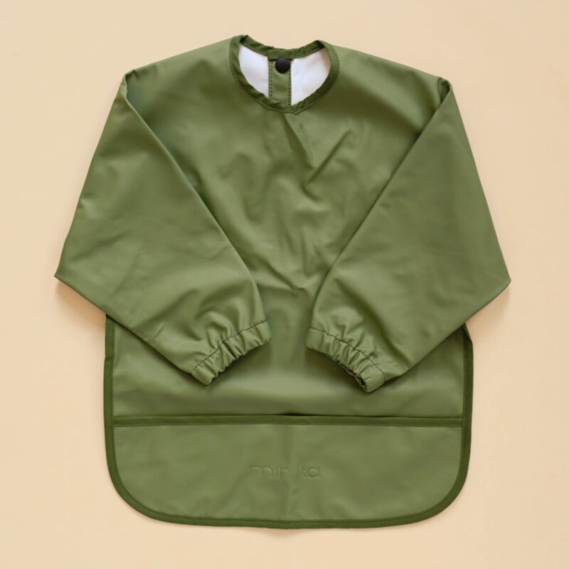 Minika Long sleeves bib - Leaf