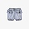 Souris Mini Short bleu pâle en denim avec volants (0-3m/12-18m)