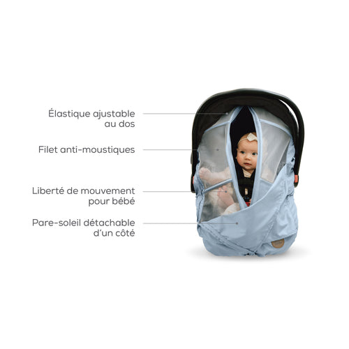 Petit Coulou Housse d'été pour siège d'auto - Biscotti