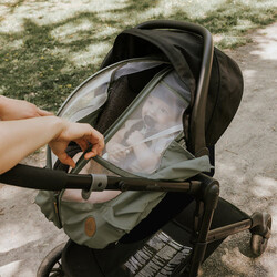 Petit Coulou Summer cover for car seat - Sage