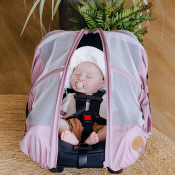 Petit Coulou Housse d'été pour siège d'auto - Lilas