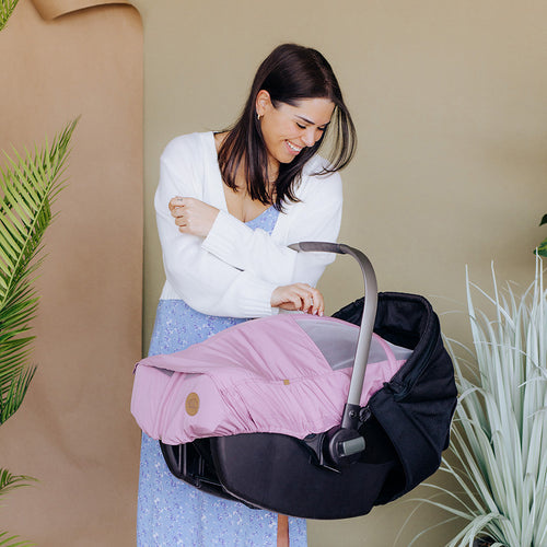 Petit Coulou Housse d'été pour siège d'auto - Lilas
