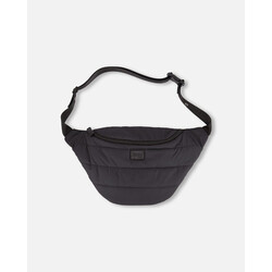 Deux Par Deux Sac à couches noir à bandouilère