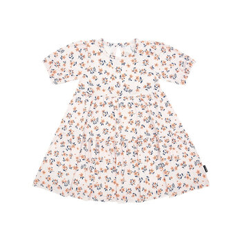 Belan . J Robe à volants manches courte - Peachy blossom