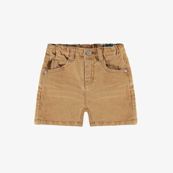 Souris Mini Short de denim jaune ocre avec effet délavé (6-9m/2-3ans)