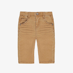 Souris Mini Ochre yellow denim pants with faded effect (6-9m/2-3ans)