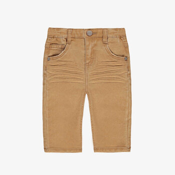 Souris Mini Ochre yellow denim pants with faded effect (6-9m/2-3ans)
