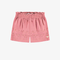 Souris Mini Pink short with english embroidery (3-10ans)