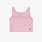 Souris Mini Soft pink tank top and sleeveless vest in crocheted knit (3-10ans)